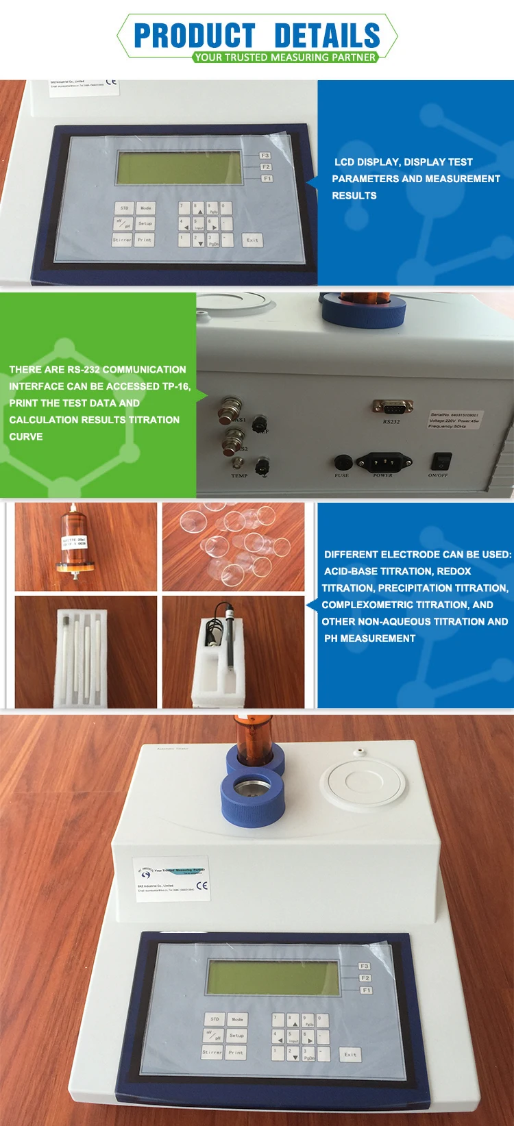 SKZ1043 Standard Potentiometric Titration Transformer Oil Moisture Content Meter