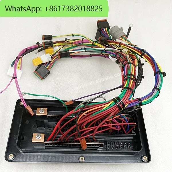 CAT312C Fuse Box 163-6740 1636740 excavator spare parts E312C Fuse Box Wiring Harness As 163-6740