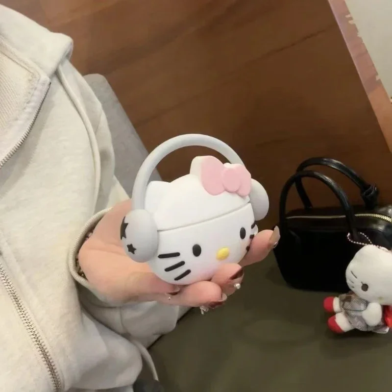 Niedliche Cartoon Sanrio Hallo Kitty Kopfhörer hüllen, entzückende Schutzhülle für Ihre Ohrhörer für Airpods Pro 3