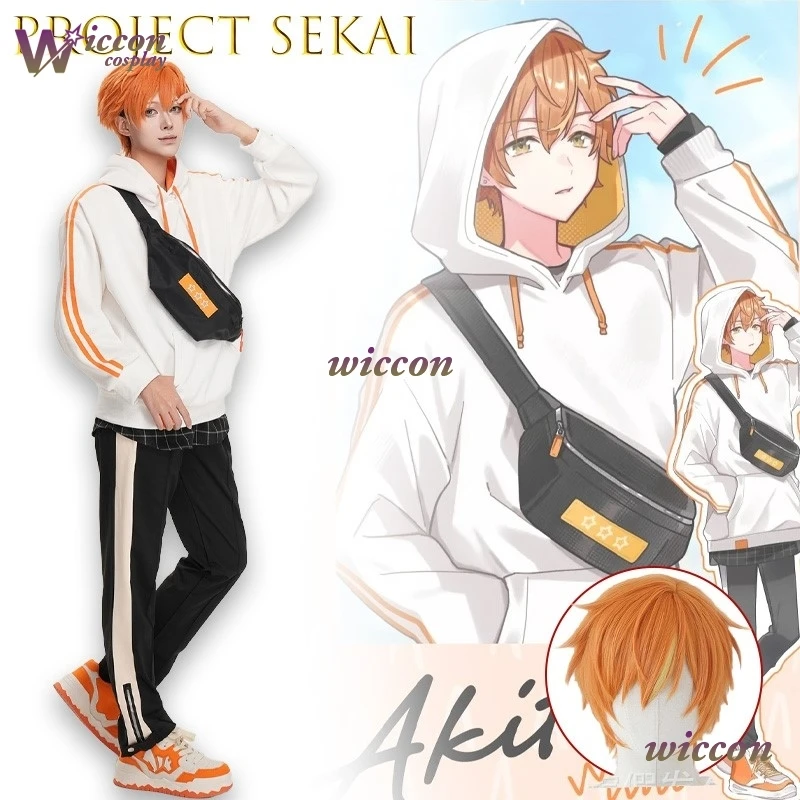 

Vivid BAD SQUAD Akito Shinonome Super Conference Косплей Проект Sekai Толстовка Аниме Наряд Высокое Качество Повседневная Вечеринка Рождество