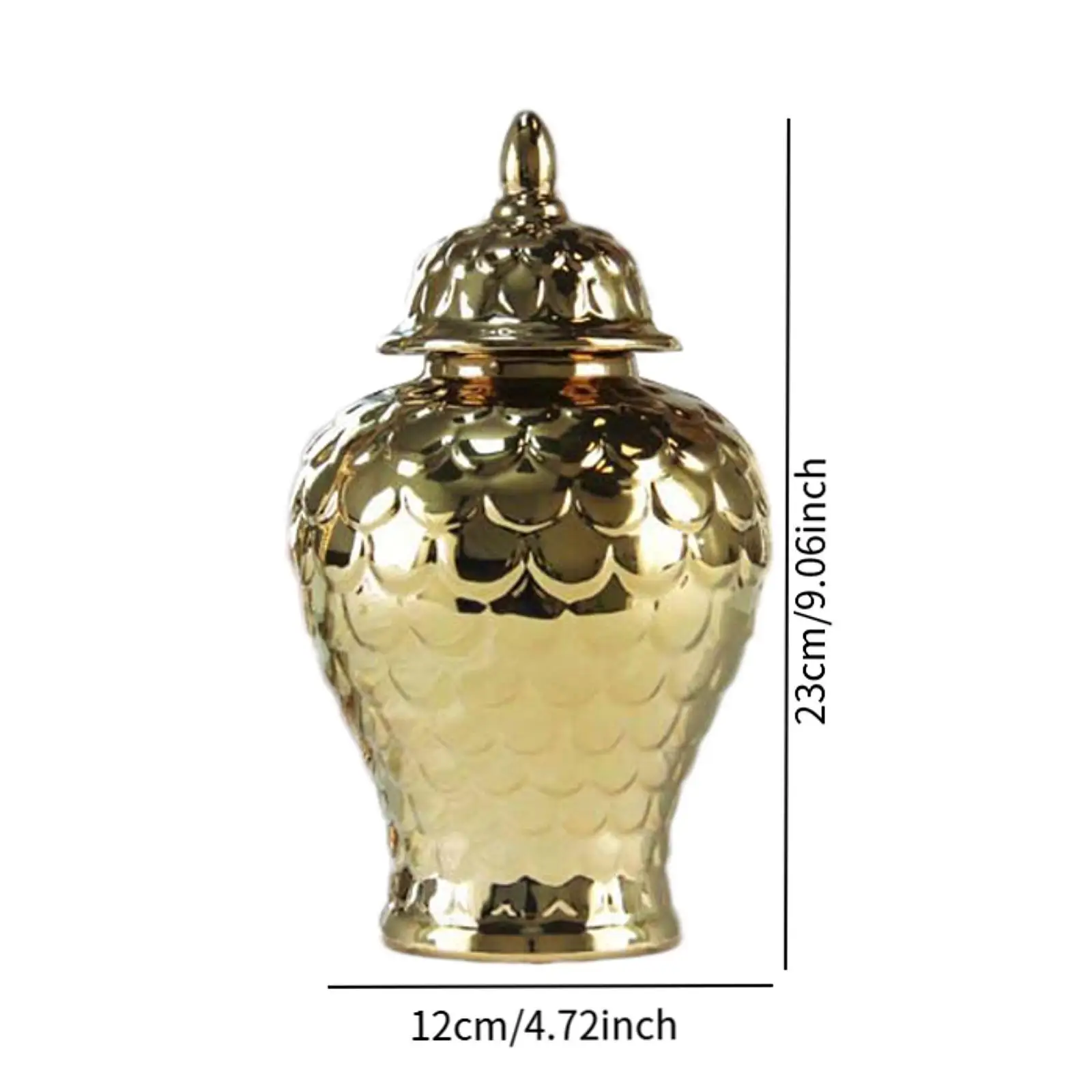 Jarra de cerâmica para gengibre, peças centrais de mesa de porcelana para festa e escritório, jarra de armazenamento de chá
