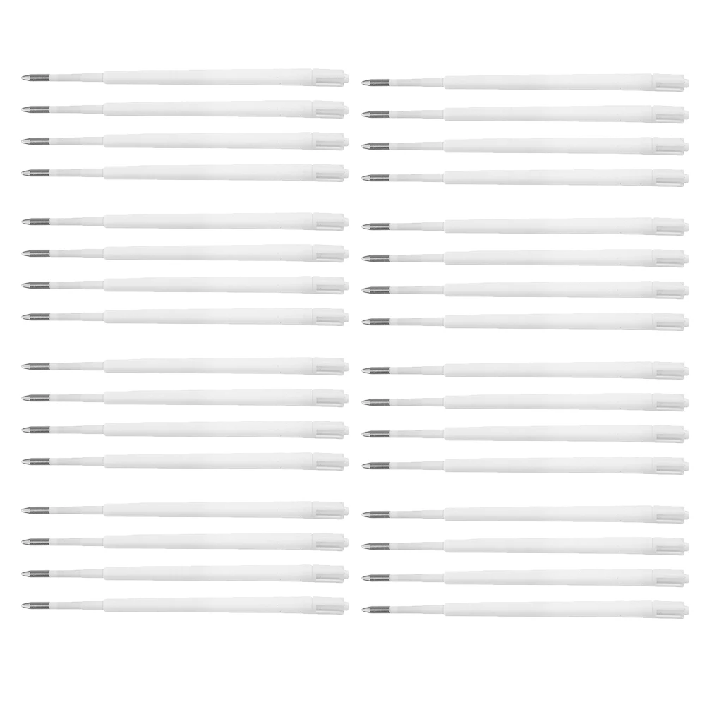 

50 шт., сменные стержни для выдвижной шариковой ручки, черные стержни для шариковой ручки для письма в офисе и школе