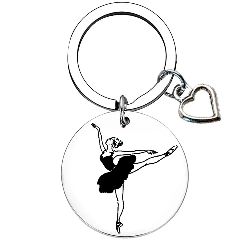 Dance Instructor Keychain Thanksgiving Gifts Dance Lover Gifts Key Rings dance teacher gifts