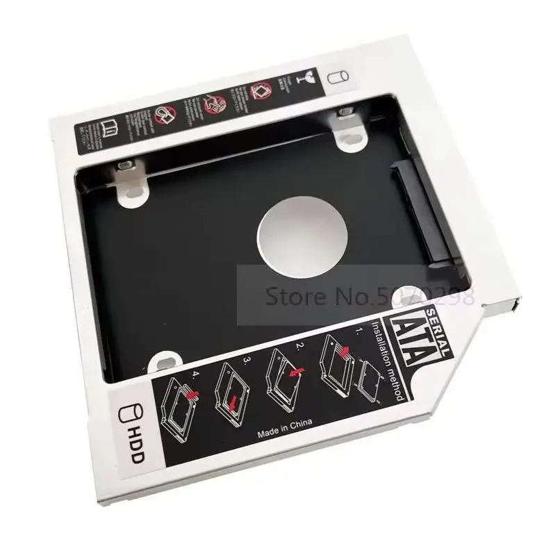 Caddy/Adaptador de Baía Óptica para 2º HDD SATA Secundário para Dell Vostro 3400 3450 3500 3700 3750 1014 1015 1088 1220 A860 A840