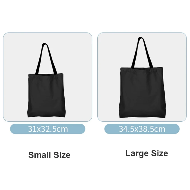 Polarshe Customized Canvas Bags Shopper Shoulder Bag Women Designer Handbags Shopping Tote Bag Personalized Customized Gifts