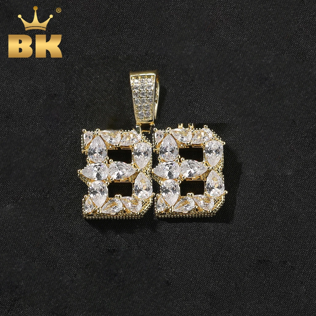 Men Fashion King - THE BLING KING Personalizowany wisiorek z