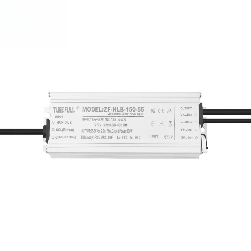 Factory Direct 150W Flood Lighting LED Driver 12V Single Output with Flicker-Free Dimming POWER SUPPLY BALLAST