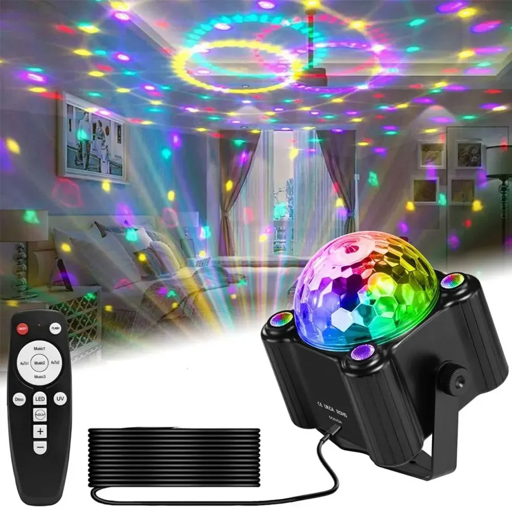 1pcs New Arrivals 1pcs Colorful LED DJ stage lights home KTV ambient lighting beam lights frequency light lights