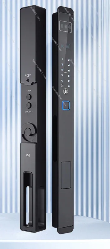 

Полностью автоматический лицевой 3D электронный интеллектуальный открытый водонепроницаемый сломанный мост из алюминиевого сплава, дверной замок с отпечатками пальцев