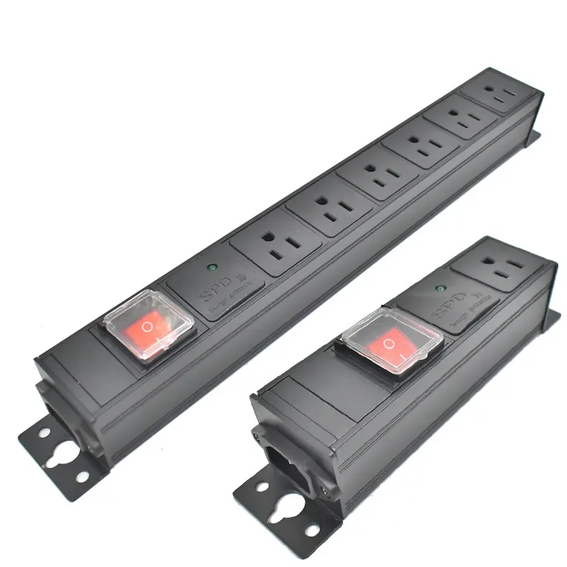 STRIDER RUI Table Desktop Electrical Socket  PDU Power strip Surge protection 1-10 Ways Network Cabinet Rack Switch