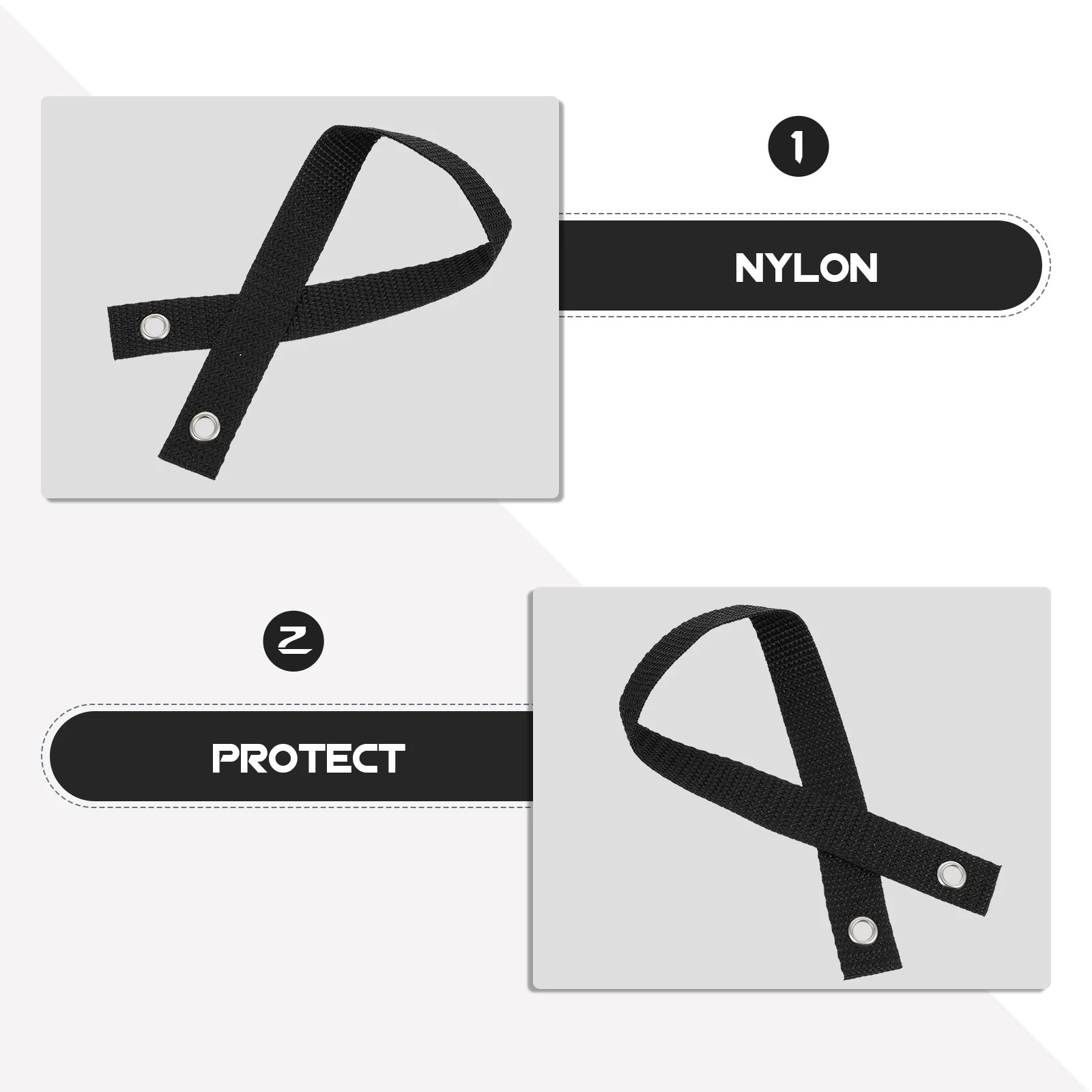 

6PCS Grommet Tree Strap Heavy Duty Wider Tree Support Belt Plant Garden Trunk Ties Protect Young Trees Straight Growth Weather