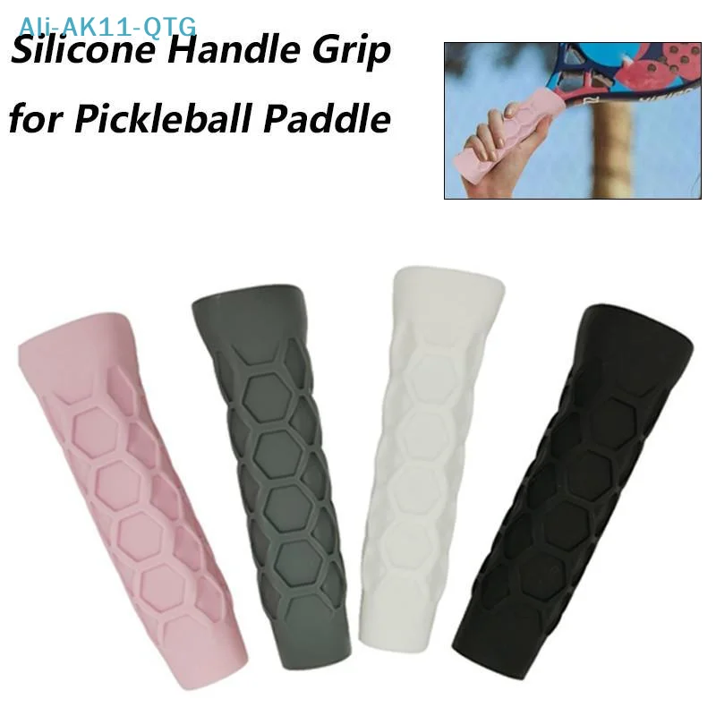 Silicone Undergrip Handle Silicone Pickleball Paddle Grip Cover Padel Accessories Non-Slip Reusable Pickleball Racket Overgrip