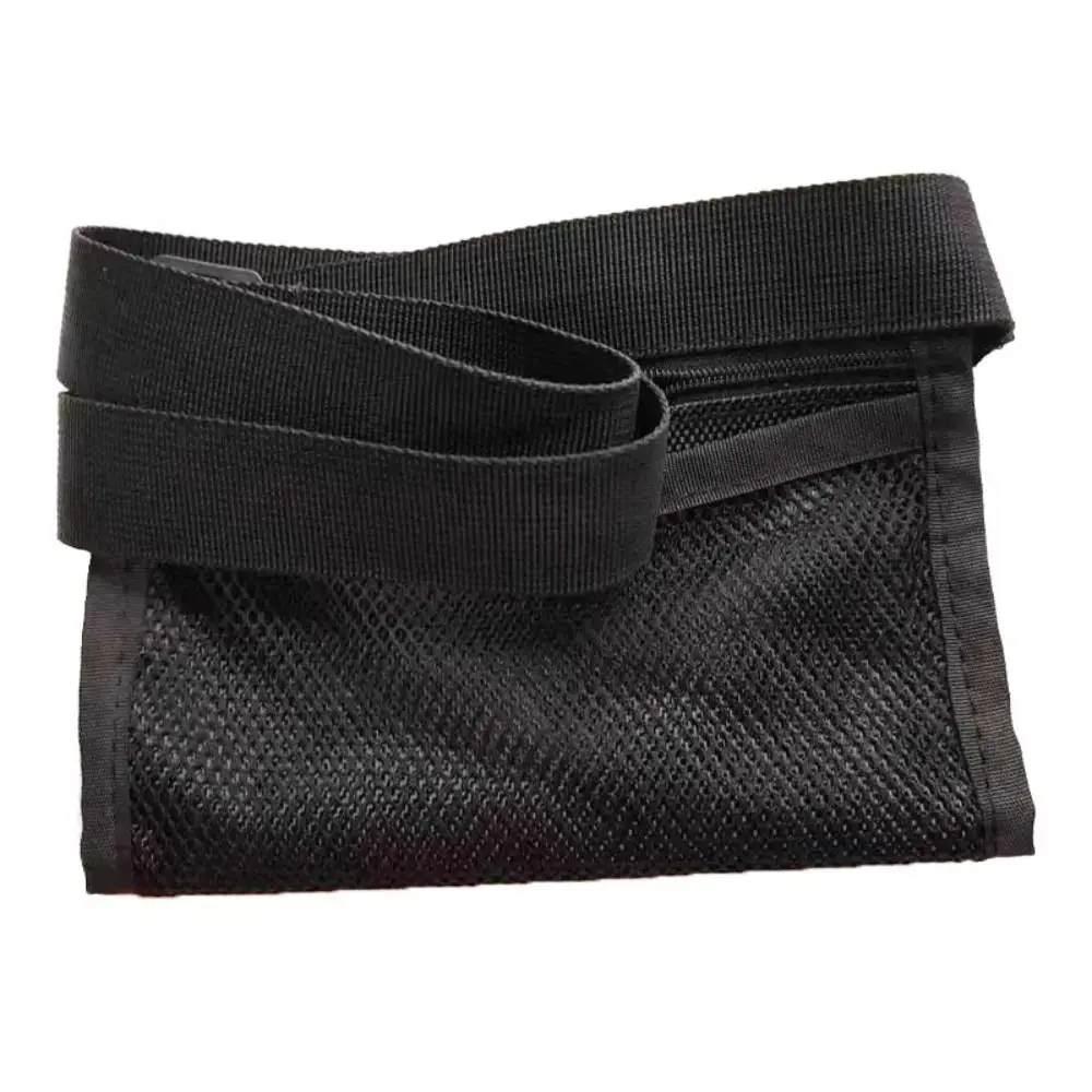 Large Capacity Tennis Ball Carry Bag Mesh Pouch Adjustable Belt Golf Ball Storage Waist Bag Waterproof Multifunctional
