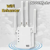 1200M Dual Band Network Repeater Wireless WiFi Signal Amplifier 5G Extender Repeater Four Antennas