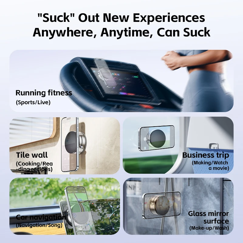 

Magnetic Car Phone Holder 360 Degree Rotation Vacuum Adsorption Strong Suction Holder for Mobile PhoneCar Bracket Universal 2026