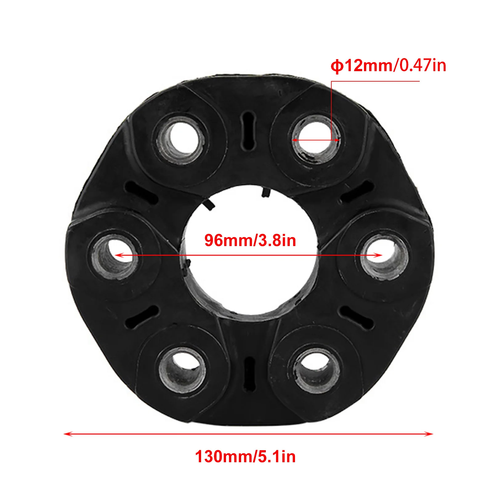 Гибкий диск приводного вала, телескопический диск приводного вала 26117511454 для BMW E46 E36 E39 E34 X5 Z3 Z4, алюминиевый сплав, 96 мм, 6 отверстий