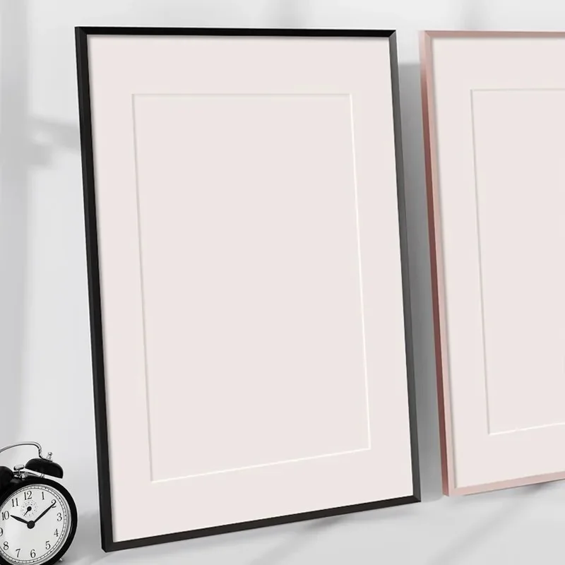 Posters, Aluminum Large Alloy Wall Premium Frame Picture Frame Puzzles, and Displays Art Stylish Decoration