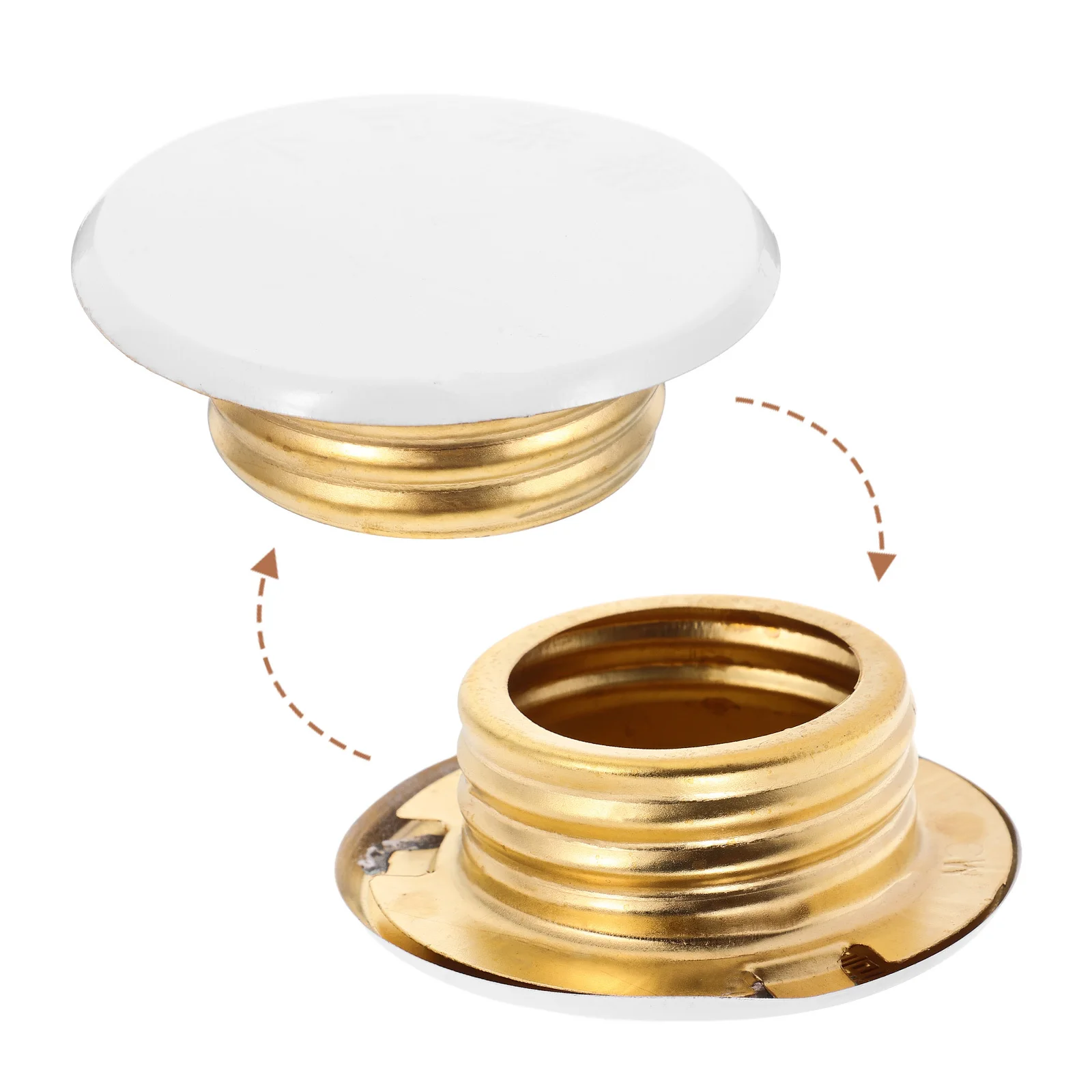 Fire Sprinkler Cover Plate Copper Head Cap For Ceiling Wall Pipe Decoration Durable Flame Resistant Protective Flange
