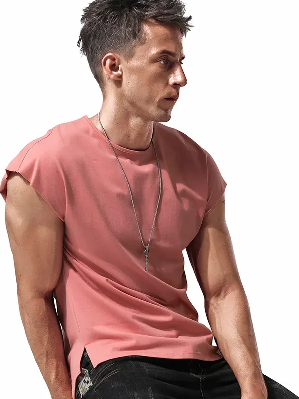 Canotta da corsa fitn di grandi dimensioni 300 Pou ex Gilet sportivo estivo all'aria aperta Svel sciolto e traspirante in fibra di poliestere