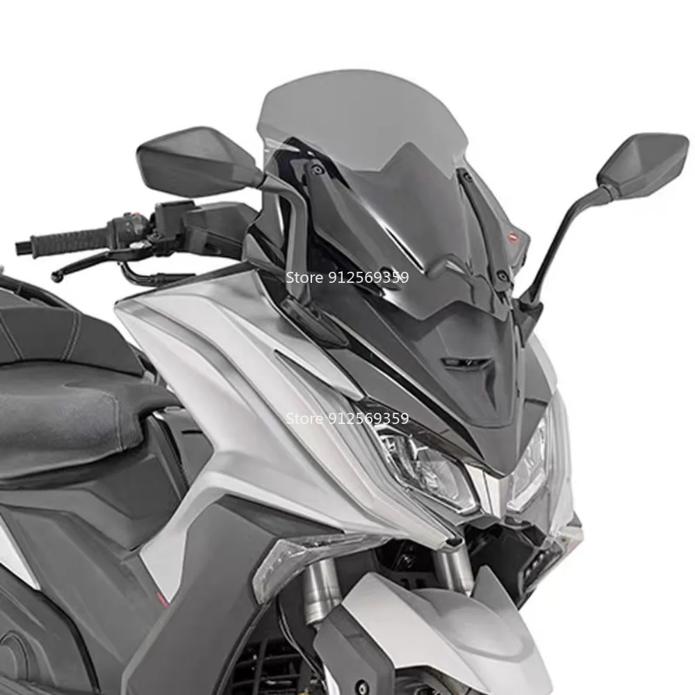 Fit for KYMCO AK550 Motorcycle Windshield 45cm High Wind Screen Front Glass Windscreen Wind Deflector Modification Accessories view 3