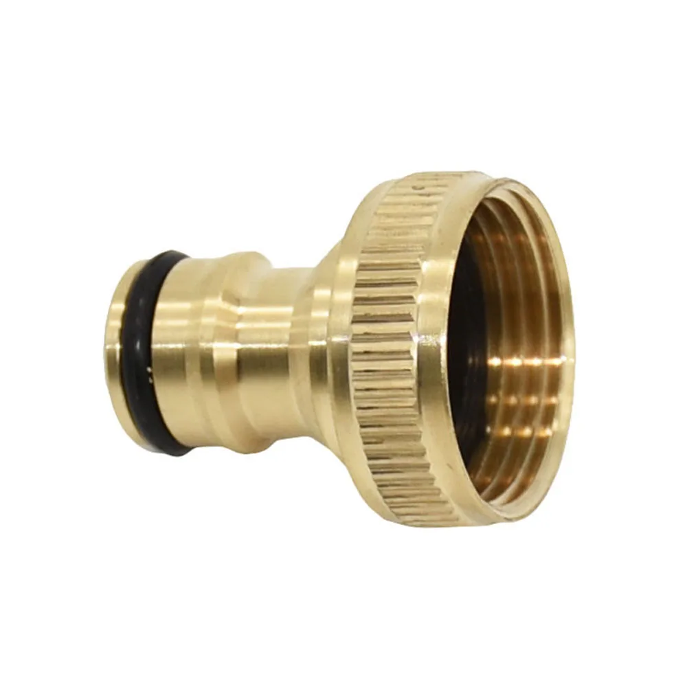 

Wxrwxy Brass 3/4 Female Connector Brass Quick Connector 3/4 Female Threaded The Faucet Adapter Water Gun Adapter 10 Pcs