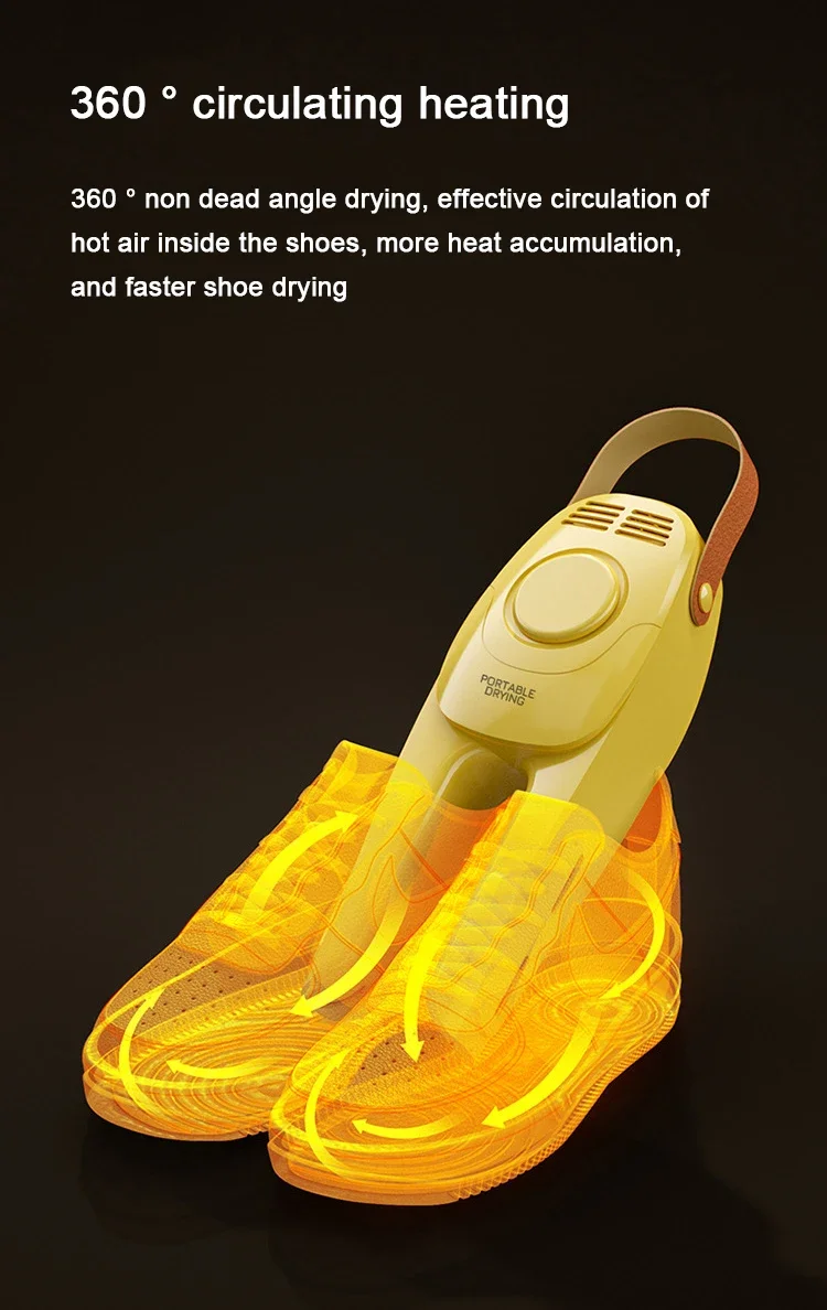 Electric Shoes Dryer Heater Odor Remover Gloves Sock Heater Deodorizer Shoe Foot Warmer Air Drying Machine Drier