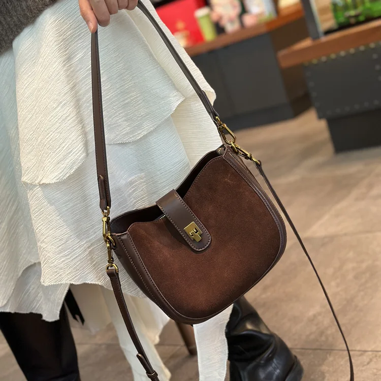 

Women‘s Cowhide Genuine Leather Shoulder Bag Ladies Soft Cow Real Leather Handbag Female Fashion Luxury Design Crossbody Bags
