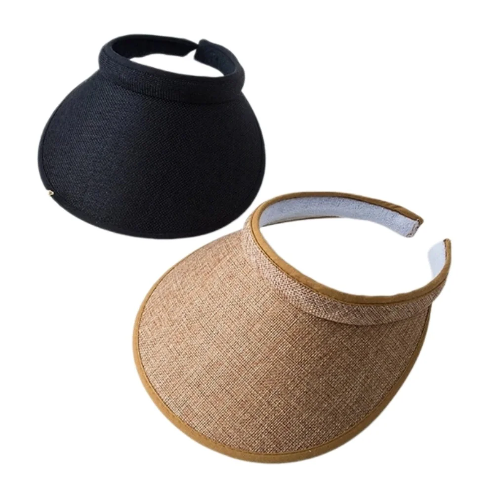 Tragbarer Clip-On Sonnenhut für Damen, Modischer Faltbarer Sommer-Strandhut, UV-Schutz für Outdoor-Reisen – Detail 3