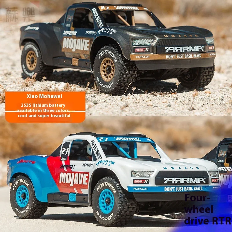 

Arrma 1/14 Mojave Grom Brushless Remote Control Electric 4WD Desert Racing Car High Speed Crawler Off-Road Vehicle Toy