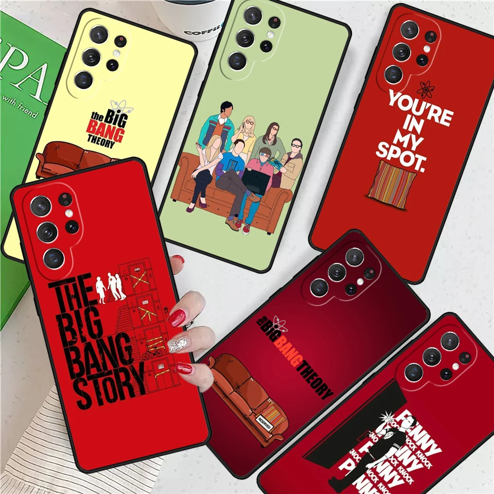 The Big Bang Theory для Samsung Galaxy S24 Ultra S21 S22 S8 S9 S10 5G Note 10 20 Plus FE S23 чехол для телефона Coque