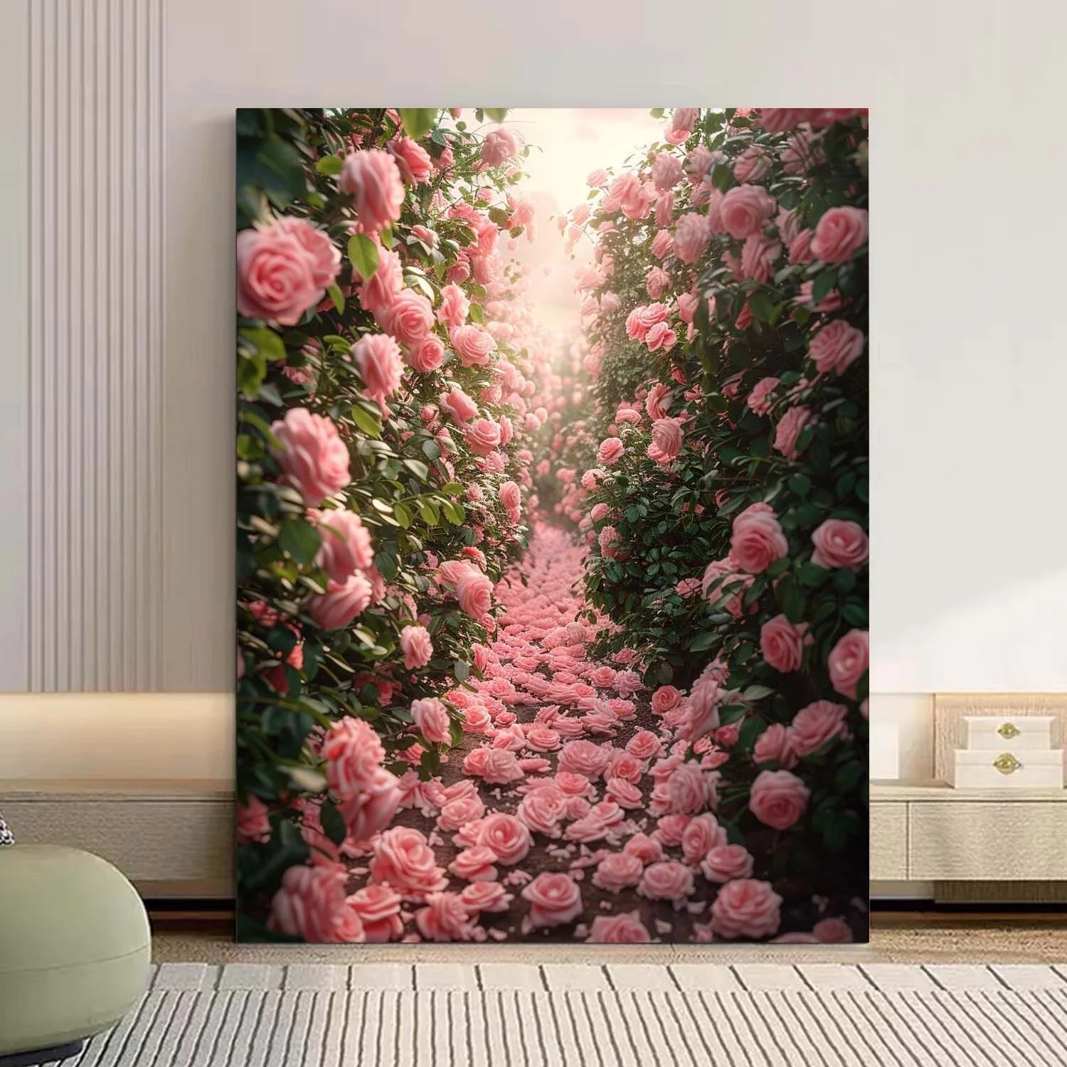 

A-0286 Elegant Floral Oil Painting