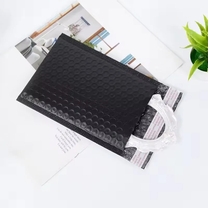 10/50/100pcs Co Extruded Film Bubble Bag Black Bubble Packaging Bag Self Adhesive Courier Bag Photo Packaging Bag