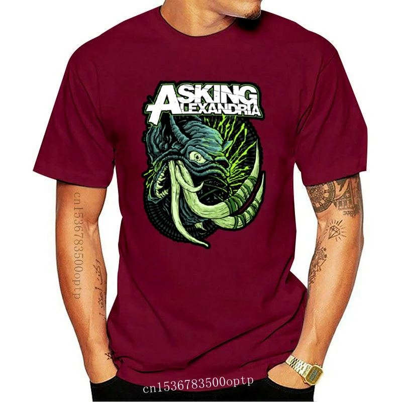 Mens clothes ASKING ALEXANDRIA Tusks T-SHIRT OFFICIAL MERCHANDISE