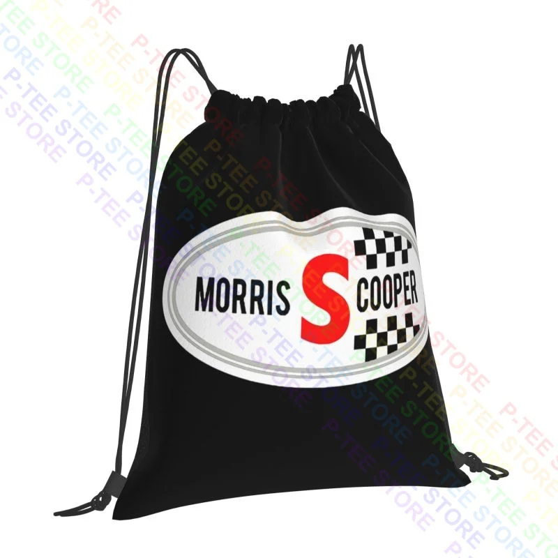 Mk1 Morris Mini Cooper S Bonnet Badge Emblem Drawstring Bags Gym Bag Newest Portable Sports Bag Large Capacity