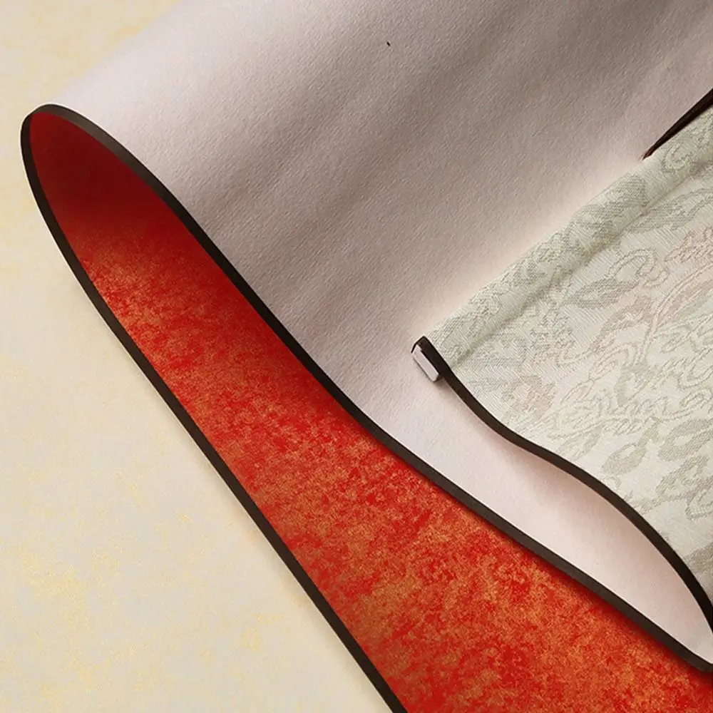 그림 그리기 종이 금박 쌀 종이 스크롤 수제 선물 중국 스타일 빈 걸이형 바틱 스크롤 수공예품 손으로 말아 만든