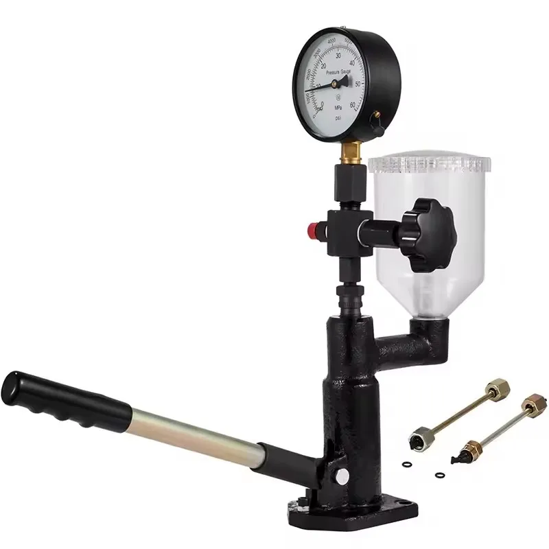 

400Bar 6000PSI Diesel Fuel Injector Tester Diesel Injector Nozzle Tester with Dual Scale Gauge