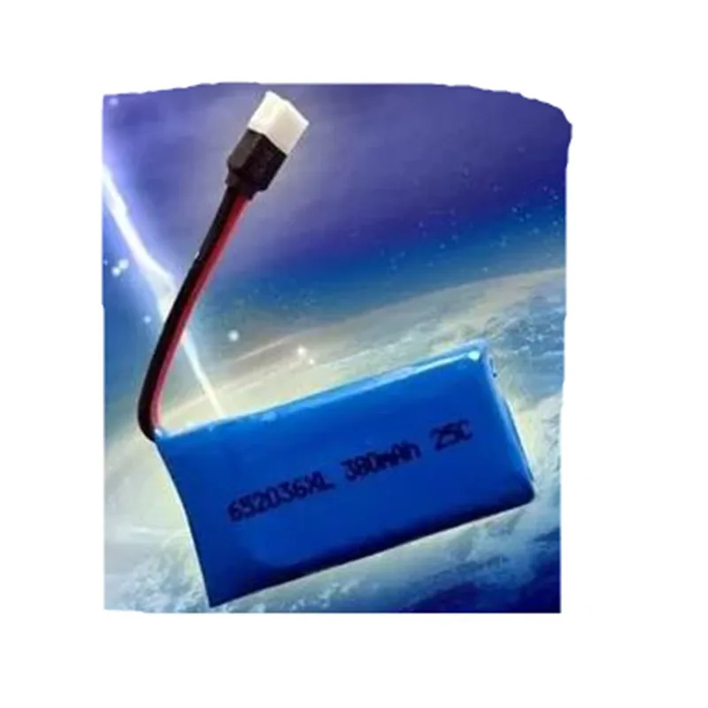 

3.7V 380MAh 25C 652036 Li-ion Polymer Lithium Ion Li-po Rechargeable Battery For Aircraft Drone Helicopter