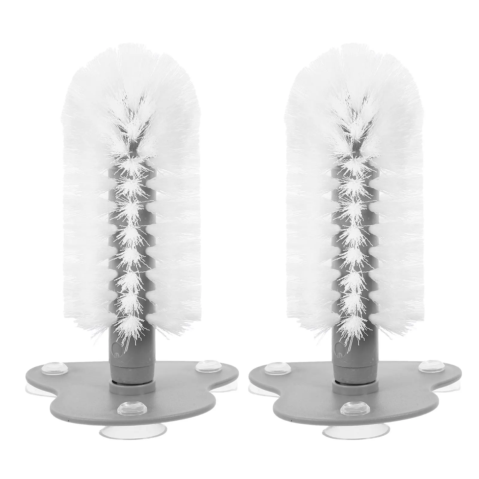 2Pcs Turtle Back Scratcher Brush with Detachable Head and Robust Suction Cup for Thorough Shell Dirt Removal Turtle Tank