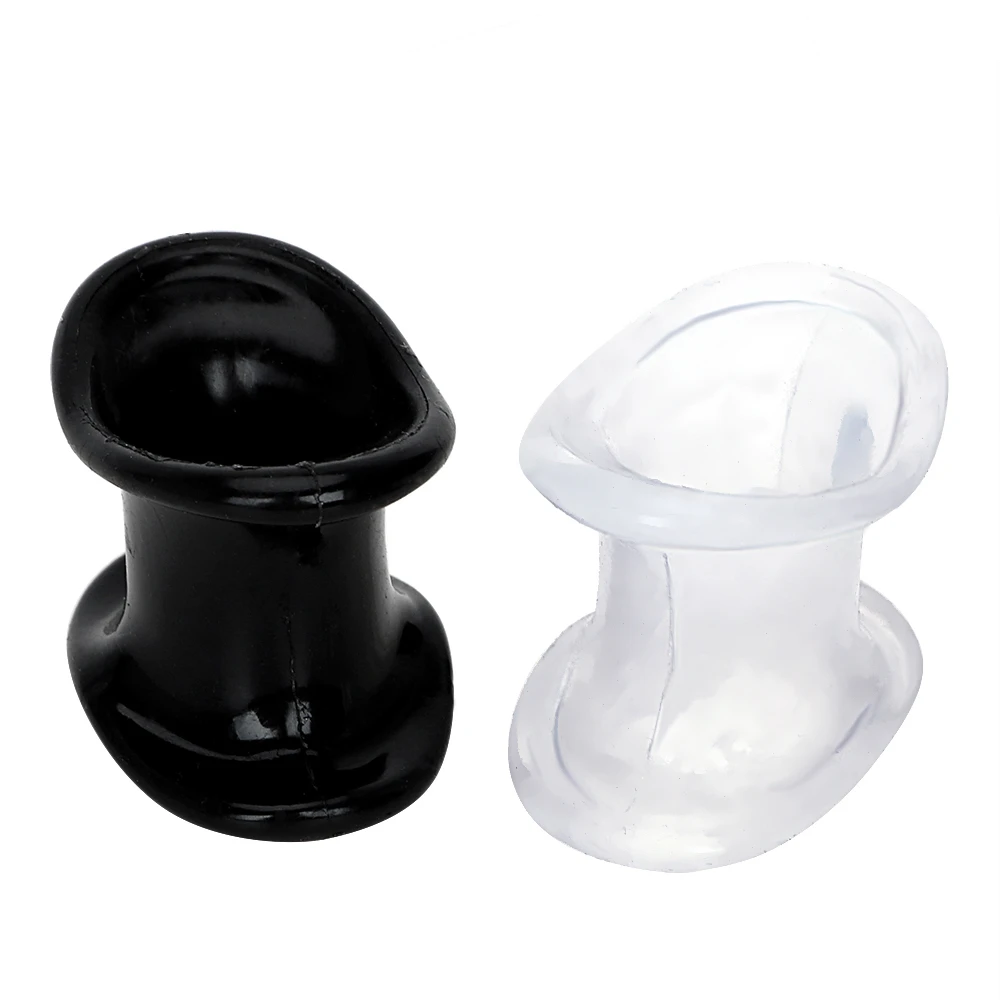 Anillo para el pene para hombres y adultos, bola para ensanchar el escroto y los testículos, Bondage, retraso de eyaculación, bloqueo de Anillo para el pene, manga para el pene, Juguetes sexuales