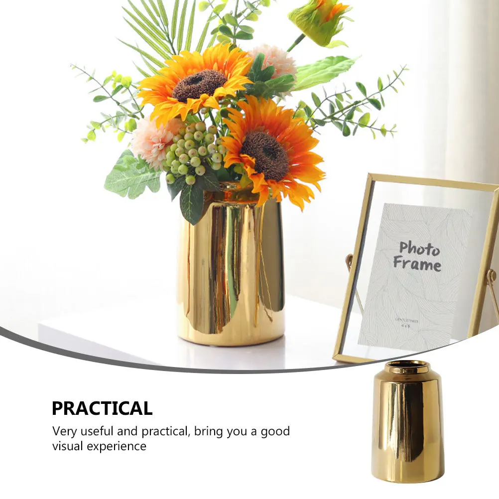 

Desktop Ceramic Vase Creative Flower Vase Home Adornment Fine Texture Practical Gift Friends Plants Container Home Adornment