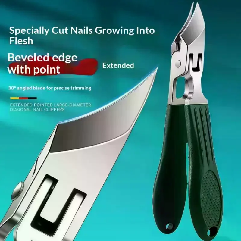 1/3Pcs Eagle Beak Oblique Toe Nail Trimmers 25° Slant Edge Nail Clipper Anti-Splash Cuticle Remover Manicure Pedicure Tool