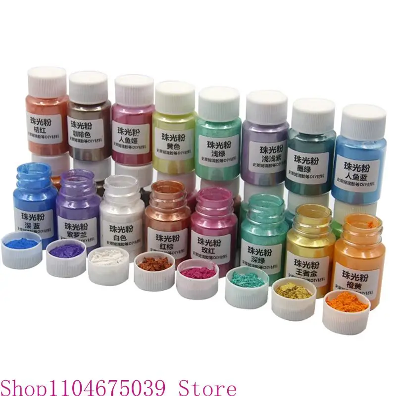 

5asd 40 Colors Cosmetic Grade Pearlescent Natural Mica Mineral Powder Epoxy Resin Dye