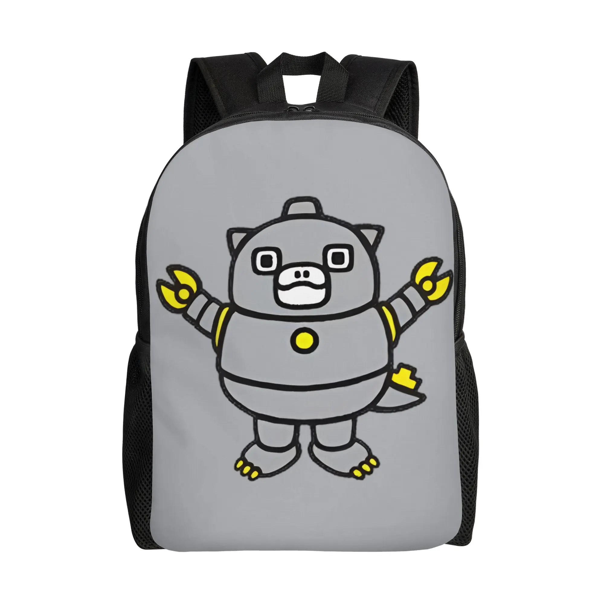Chibi Mechagodzillas Cartoon Backpack for Men Women Teenage High School Business Daypack Cute Laptop Canvas Bags Sports