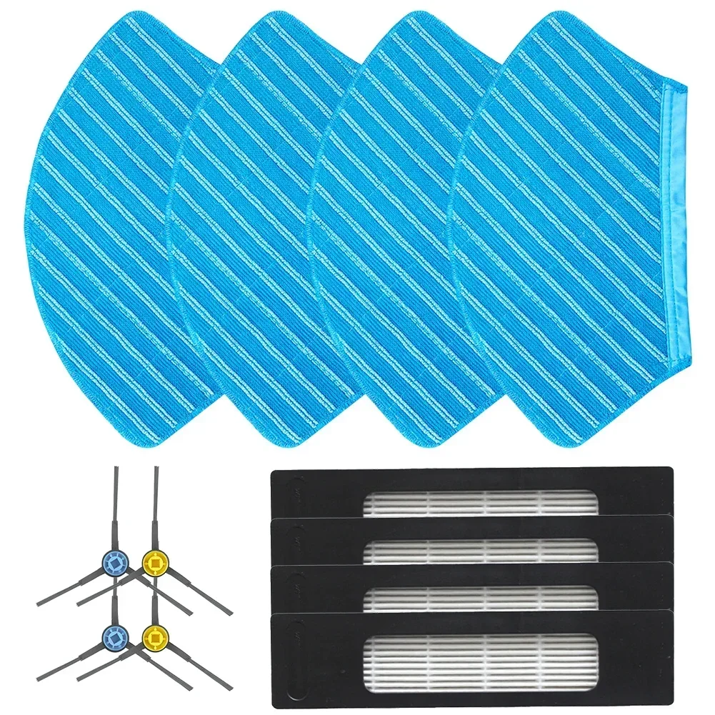 Mop Cloth Side Brushes Filters Kits For Eureka NER700 Vacuum Cleaner Spare Replacement Accessories Sweeping Cleaning Tools