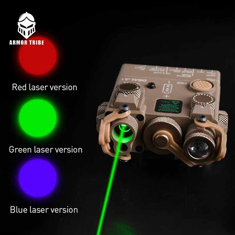 

Тактический лазерный прицел, зеленый, синий, белый свет, стробоскоп, выход без ИК, крепление QD, DBAL CQBL