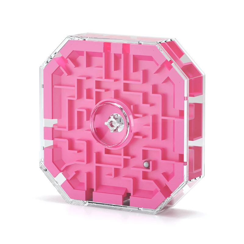 Kids Rolling Ball Labyrinth Maze Game Rotating Magic Beans Fidget Spinner Rotate Gyro Toys Slider Bead Balance Game Antistress