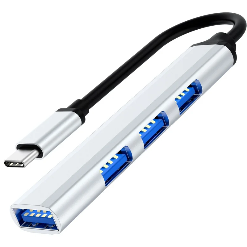 ฮับ Type C USB C 3.0 4พอร์ตแยกอะแดปเตอร์ OTG สำหรับ Lenovo Huawei Xiaomi Macbook Pro 15 Air Pro อุปกรณ์เสริมฮับ USB