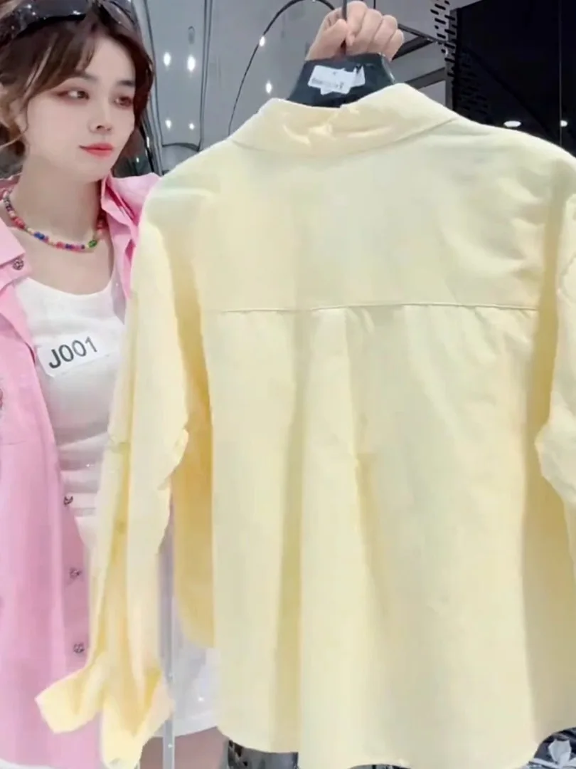 エレファイオナブル レディース ルーズ ダイヤモンド装飾 ジャケット スリ 春 2026 通勤 スタイル アウターウェア