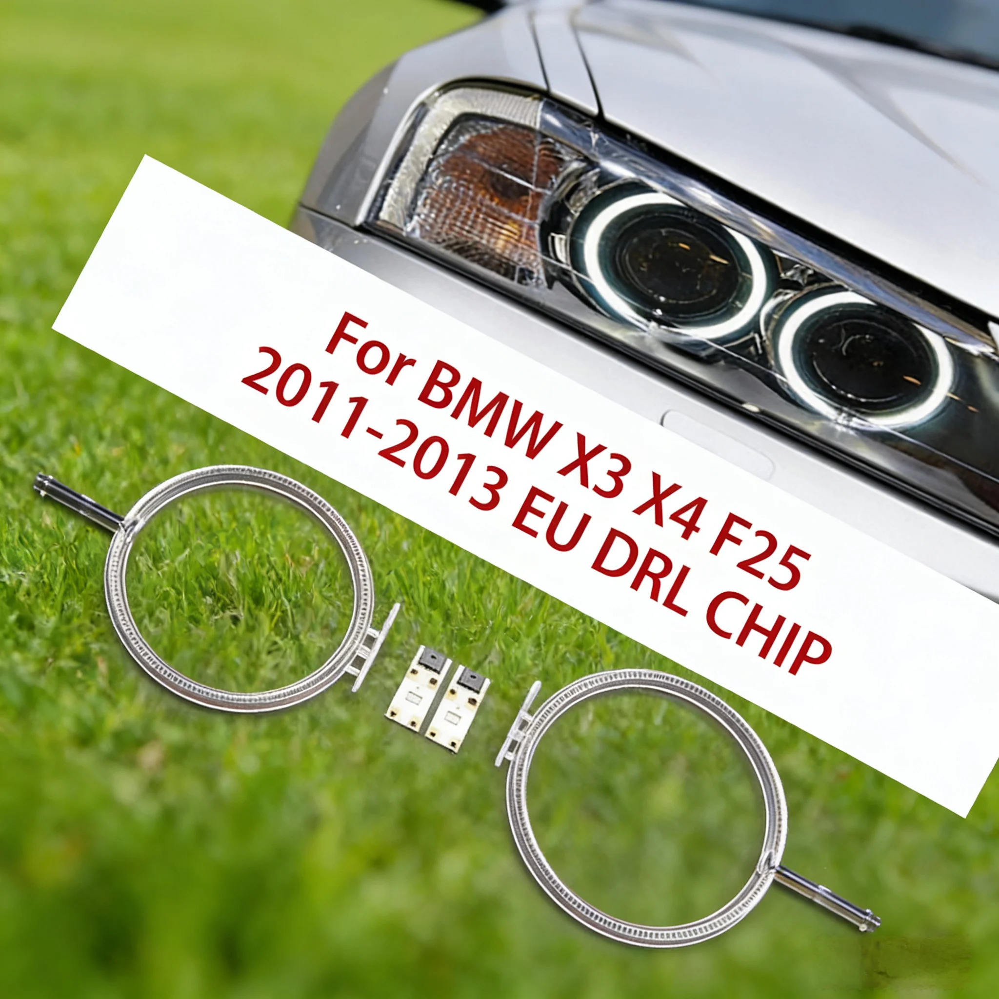 

Light Guide Strip Angel Eye Chip Suitable For BMW X3 X4 F25 2011-2013 European Version Ballast Module White Light Car DRL CHIP