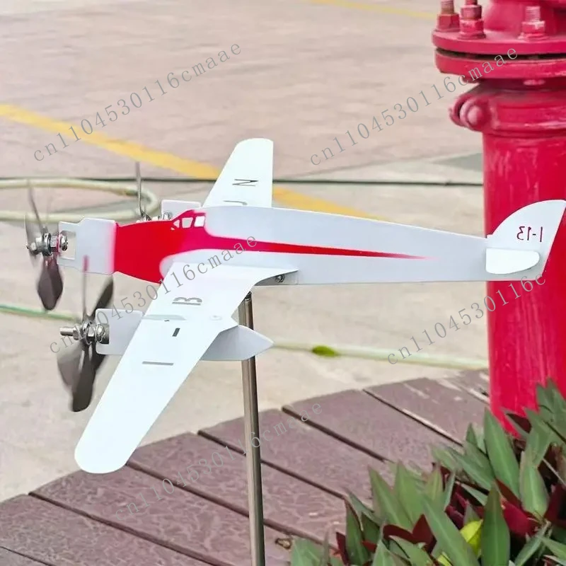 New Airplane Wind Towards The Standard Shape SculptureArt Decoration Courtyard Garden Outside Lawn